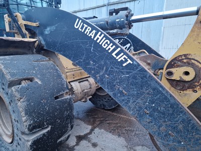 Lot 320 - CAT 950K Wheeled Loader, Ultra High Lift Boom, High Tip Bucket, WLI, Reverse Camera, Auto Lube, A/C