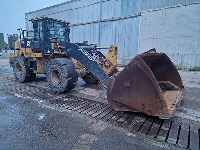 Lot 320 - CAT 950K Wheeled Loader, Ultra High Lift Boom, High Tip Bucket, WLI, Reverse Camera, Auto Lube, A/C