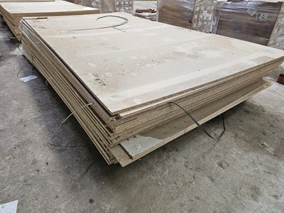 Lot Selection of Chip Board Sheets (351cm x 205cm x 20mm)(33 of)