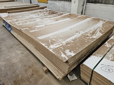 Lot Selection of Chip Board Sheets (371cm x 205cm x 15mm)(37 of)