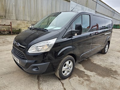 Lot Ford Transit Custom 290 Limited TDCi 130, 6 Speed Van, Side Door, Parking Sensors, Bluetooth, Cruise Control, A/C (Reg. Docs. Available).