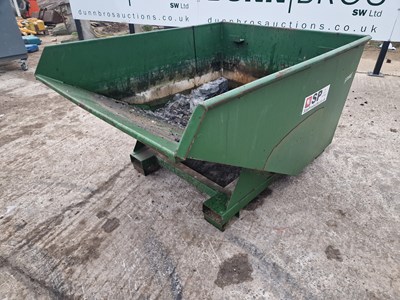 Lot 423 - 2017 Site Products Teleskip 1250Litre Skip to suit Forklift