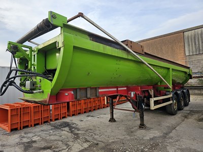 Lot 2003 Euro Ejectors ECT3A Tri Axle Ejector Trailer, Hydraulic Tail Gate, Front Lift Axle, Easy Sheet (Tested 10/24)