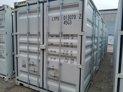 Lot 231 - Unused 40' High Cube Container, 4 Side Doors