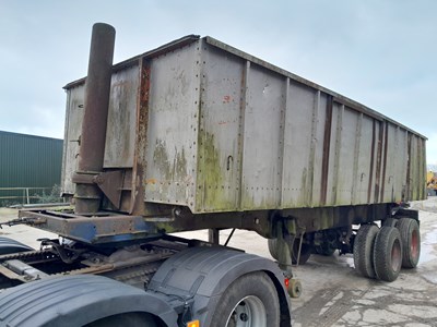 Lot 1966 Boden Twin Axle Bulk Tipping Trailer