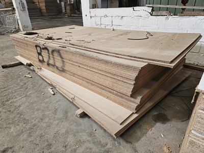 Lot Selection of Chip Board Sheets (370cm x 183cm x 20mm - 35 of)