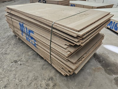 Lot Selection of Chip Board Sheets (238/251cm x 104cm x 20mm)(46 of)