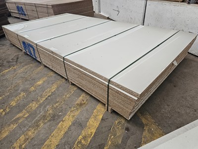 Lot Selection of Chip Board Sheets (350cm x 184cm x 20mm)(19 of)