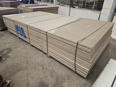 Lot Selection of Chip Board Sheets (350cm x 184cm x 20mm)(33 of)