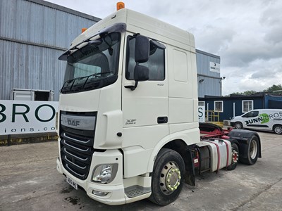 Lot 112 - 2016 DAF XF440 Euro 6, 6x2 Midlift, Gardner Denver Blower, Blind Spot Camera, A/C, Automatic Gear Box (Reg. Docs. & Plating Certificate Available)