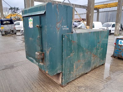 Lot 538 - 3000 Litre Static Bunded Fuel Bowser, Flowmeter, Electric Pump