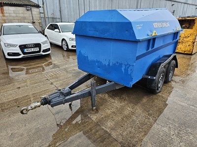 Lot 536 - Western 2000 Litre Twin Axle Bunded Fuel Bowser, Manual Pump