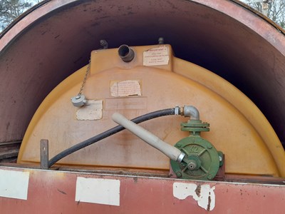 Lot Trailer Engineering 2140 Litre Single Axle Bunded Fuel Bowser, Manual Pump