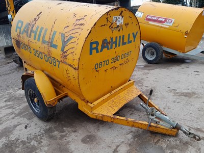 Lot Trailer Engineering 2140 Litre Single Axle Bunded Fuel Bowser, Manual Pump