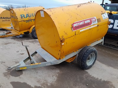 Lot Trailer Engineering 2140 Litre Single Axle Bunded Fuel Bowser, Manual Pump