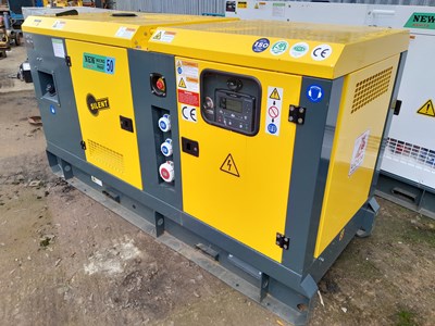 Lot Unused 2024 Ashita Power AG3-50E 50KvA Generator