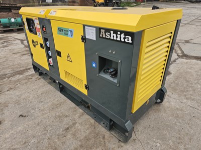 Lot Unused 2024 Ashita Power AG3-70E 70KvA Generator