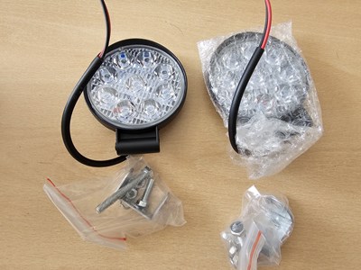 Lot Unused Round LED Spot Lights