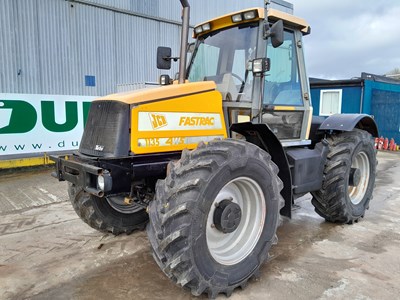 Lot JCB Fastrac 1135 4WD Tractor, Front & Rear Suspension, Air Brakes, 4 Spool Valves, A/C