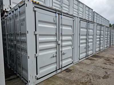 Lot 233 - Unused 40' High Cube Container, 4 Side Doors