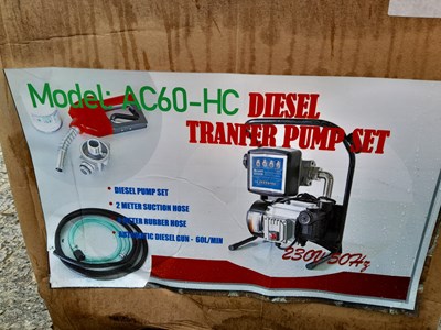 Lot 543 - AC60-HC Diesel Transfer Pump