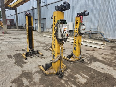 Lot 673 - FKI Bradbury 415Volt 2 Ton 4 Post Car Lift