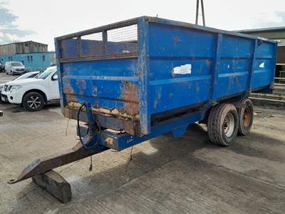 Lot 335 - Marston FF10T Twin Axle 10 Ton Silage Trailer