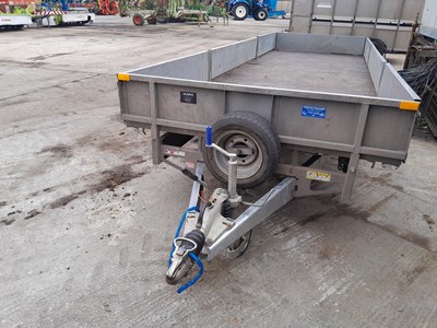 Lot 181 - Ifor Williams LM20CG3 Tri Axle Flat Bed Drop Side Trailer