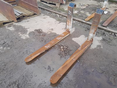 Lot 769 - Pallet Forks to suit Telehandler (Pair of)