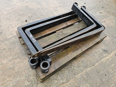 Lot 765 - Forks to suit JCB Telehandler (2 x Pair of)