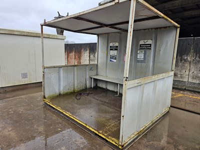 Lot 240 - 10' x 8' Steel Framed Smoking Shelter