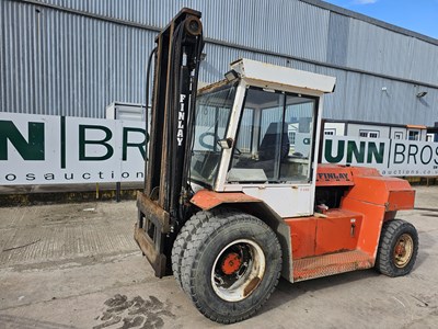 Lot 350 - Finlay F140 7 Ton Diesel Forklift, 2 Stage Mast