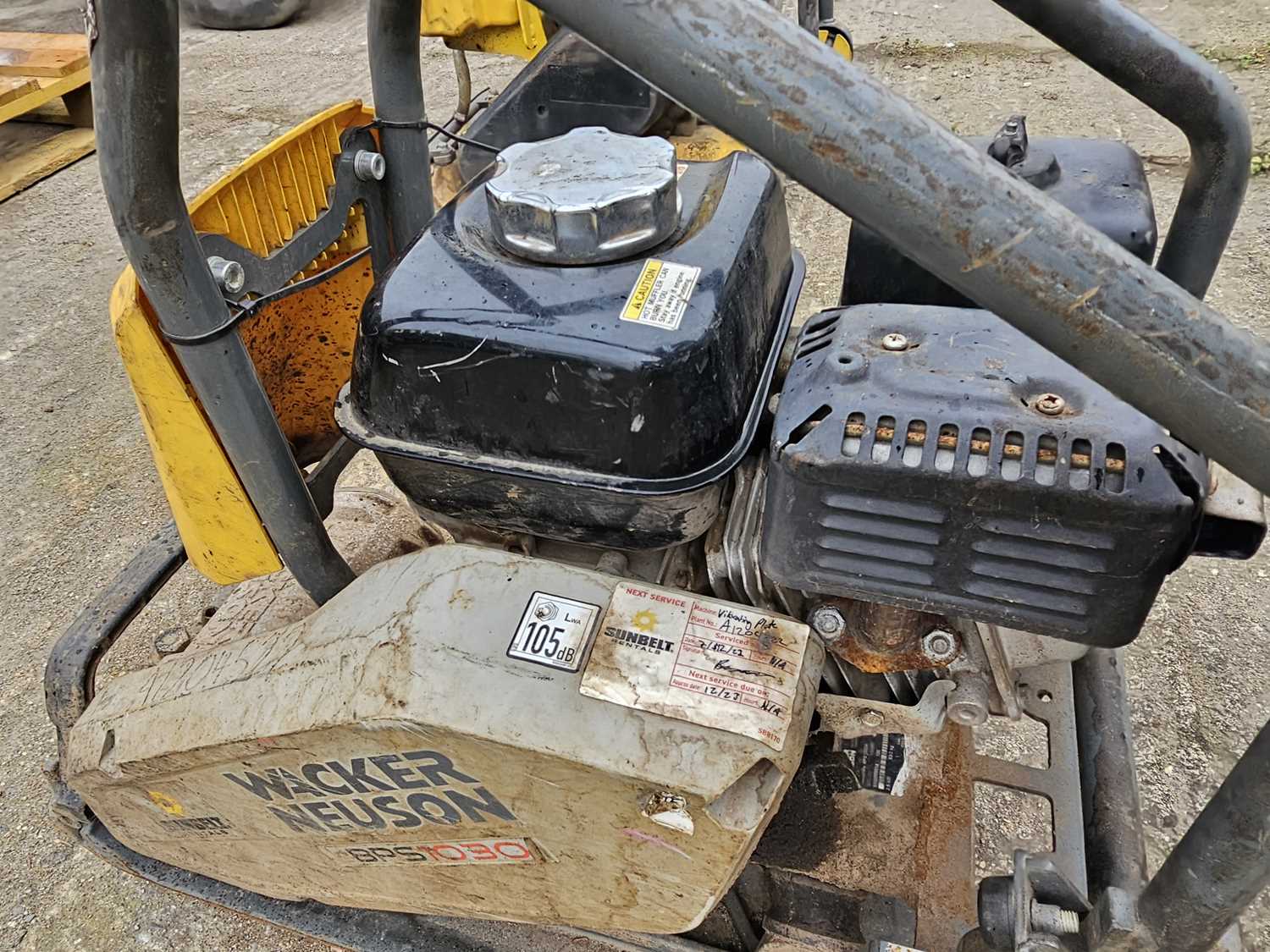 2022 Wacker BPS1030A Petrol Compaction Plate, Honda