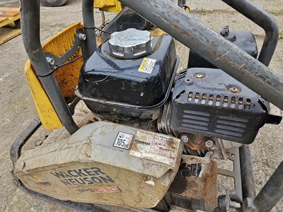 Lot 555 - 2022 Wacker BPS1030A Petrol Compaction Plate, Honda Engine