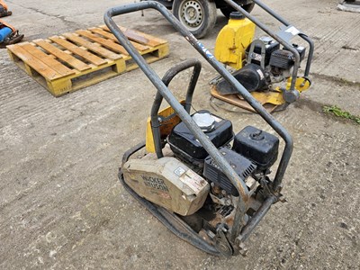Lot 555 - 2022 Wacker BPS1030A Petrol Compaction Plate, Honda Engine