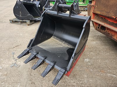 Lot Unused 2023 Hardlife 200-UD-1200 48" Digging Bucket 80mm Pin to suit 20 Ton Excavator