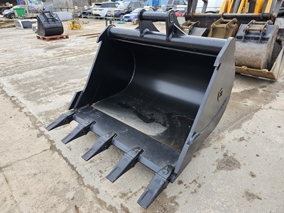 Lot Unused 2023 Hardlife 200-UD-1500 60" Digging Bucket 80mm Pin to suit 20 Ton Excavator