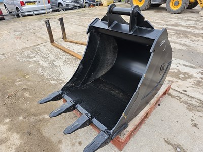 Lot Unused 2023 Hardlife 100-UD-900 36" Digging Bucket 65mm Pin to suit 13 Ton Excavator