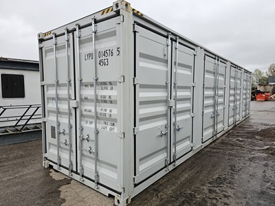 Lot 229 - Unused 40' High Cube Container, 4 Side Doors