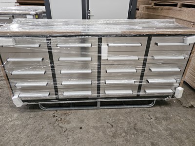 Lot 84 - Unused 7' Work Bench, 20 Drawers