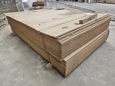 Lot 55 - Selection of Chip Board Sheets (302cm x 183cm x 18mm)(36 of)