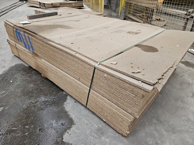 Lot 55 - Selection of Chip Board Sheets (302cm x 183cm x 18mm)(36 of)