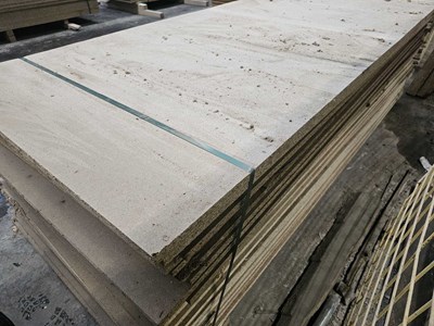 Lot 50 - Selection of Chip Board Sheets (245cm x 104cm x 20mm - 38 of)