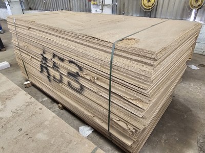 Lot 51 - Selection of Chip Board Sheets (245cm x 107cm x 18mm - 61 of)