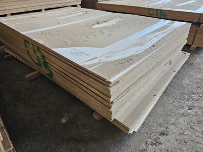 Lot 438 - Selection of Chipboard Sheets (305cm x 183cm x 20mm - 32 of)