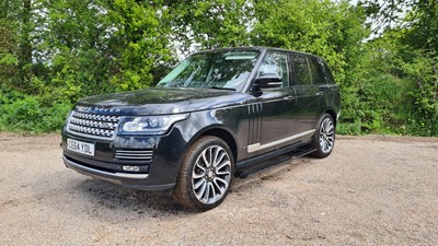 Lot 165C - 2014 Range Rover Autobiography SDV8, Auto, Paddle Shift, Parking Sensors, Full Leather, Heated Electric Seats, Panoramic Roof, Heated Steering Wheel