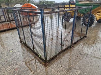 Lot 390 - 9' x 6'6" x 4'6" Metal Stillage