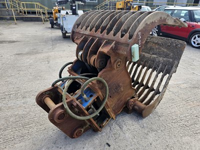 Lot 298 - Arden S1100 Hydraulic Selector Grab 65mm Pin to suit 13 Ton Excavator