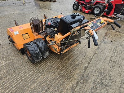 Lot 136 - Scag SWZ-17KA Petrol Self Propelled Flail Mower, 52" Deck, Kawasaki Engine
