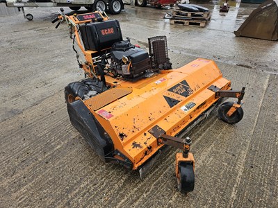 Lot 136 - Scag SWZ-17KA Petrol Self Propelled Flail Mower, 52" Deck, Kawasaki Engine